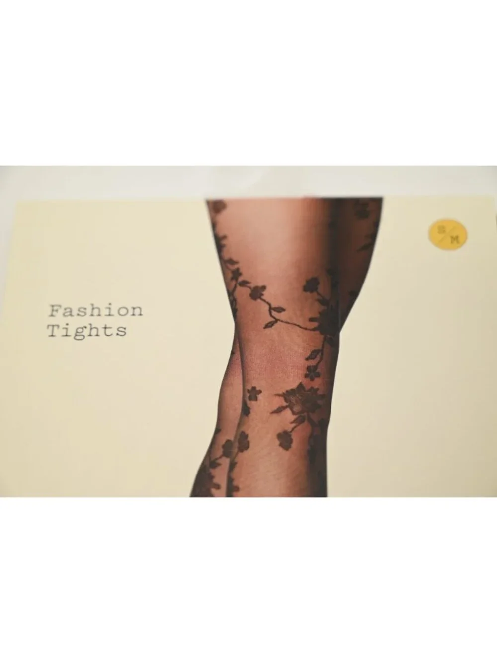 NIP A New Day Lot of 2 Fashion Tights Sz S/M Black Floral Sheer Hosiery Nylon